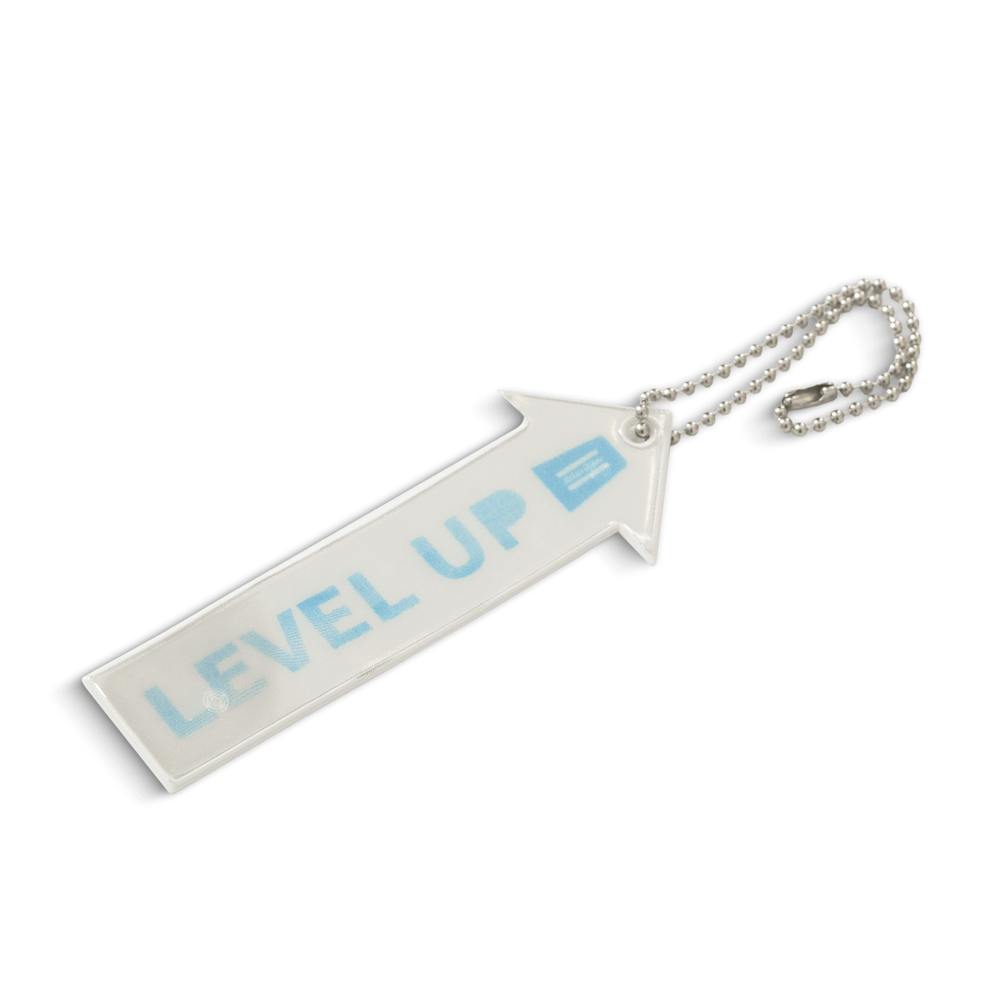 Reflective arrow keyring