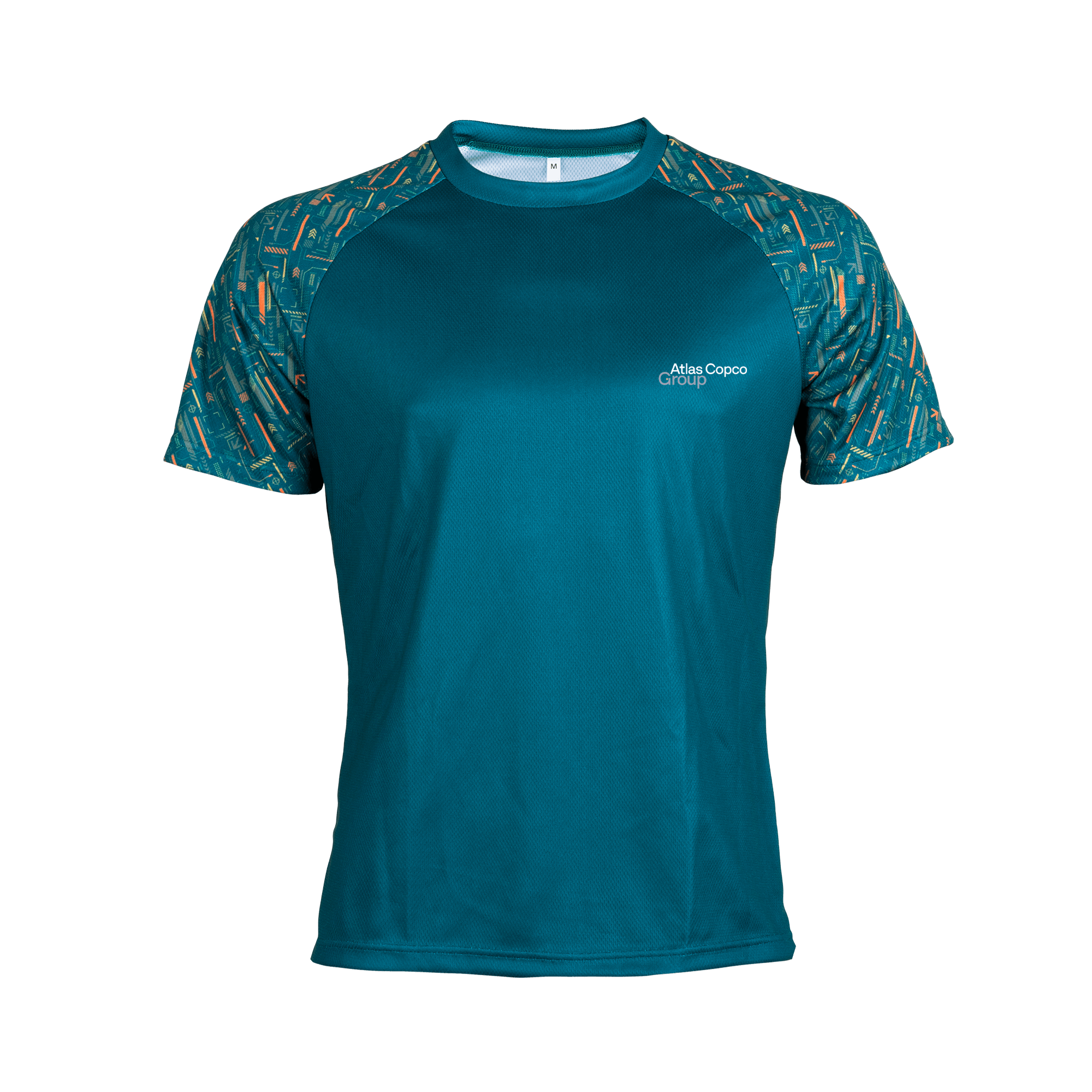 teal atlas copco group tshirt