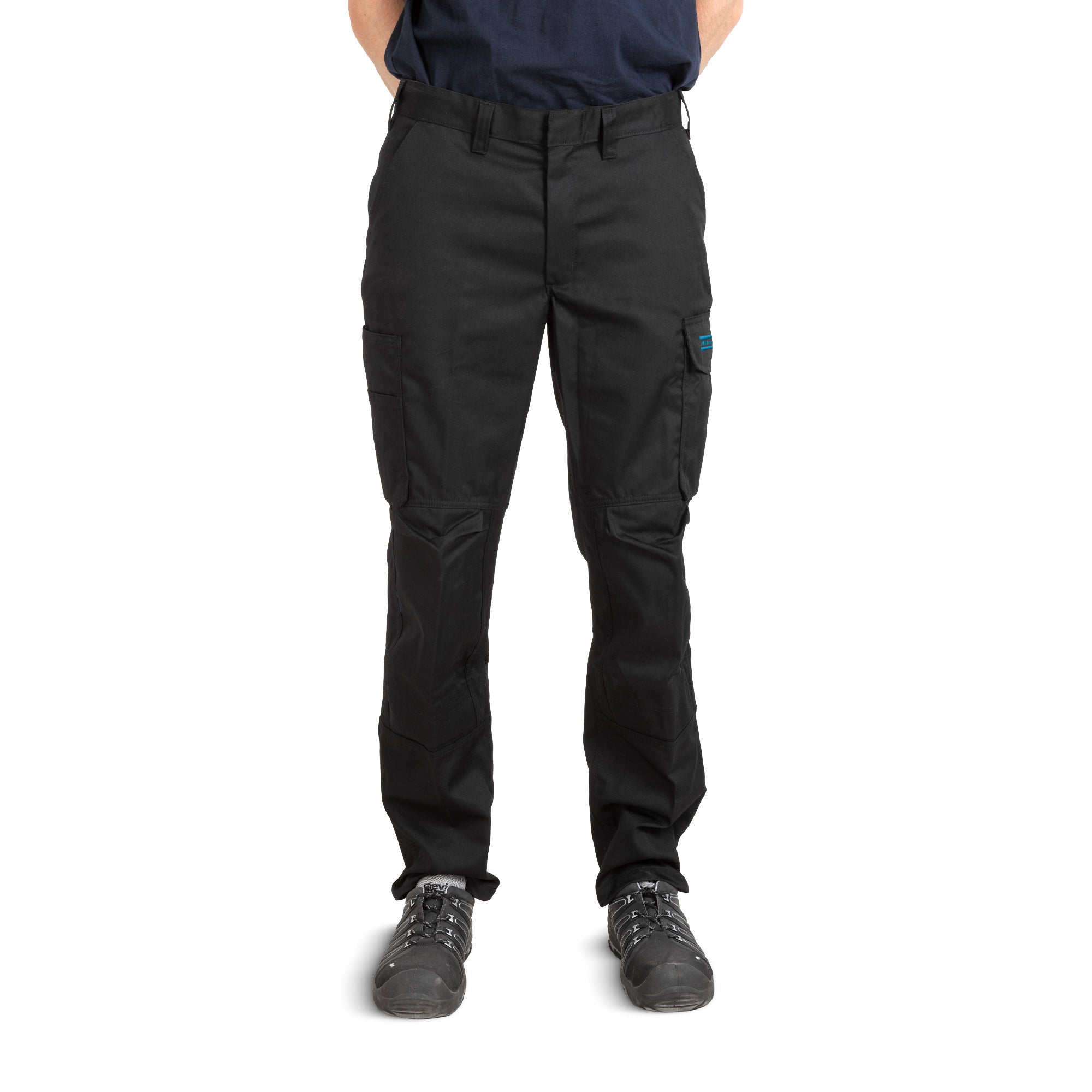 black heavy work pants