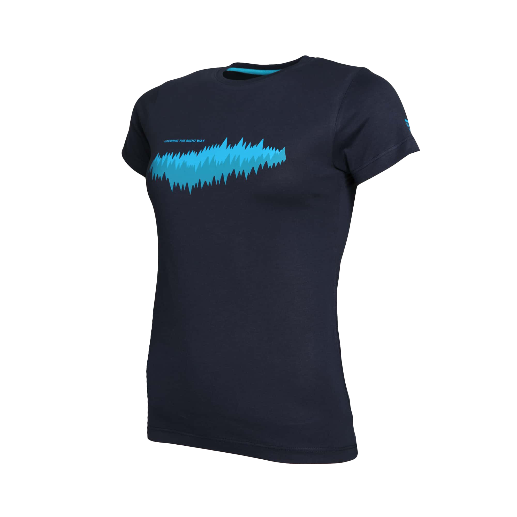 navy tshirt with gtrw pattern