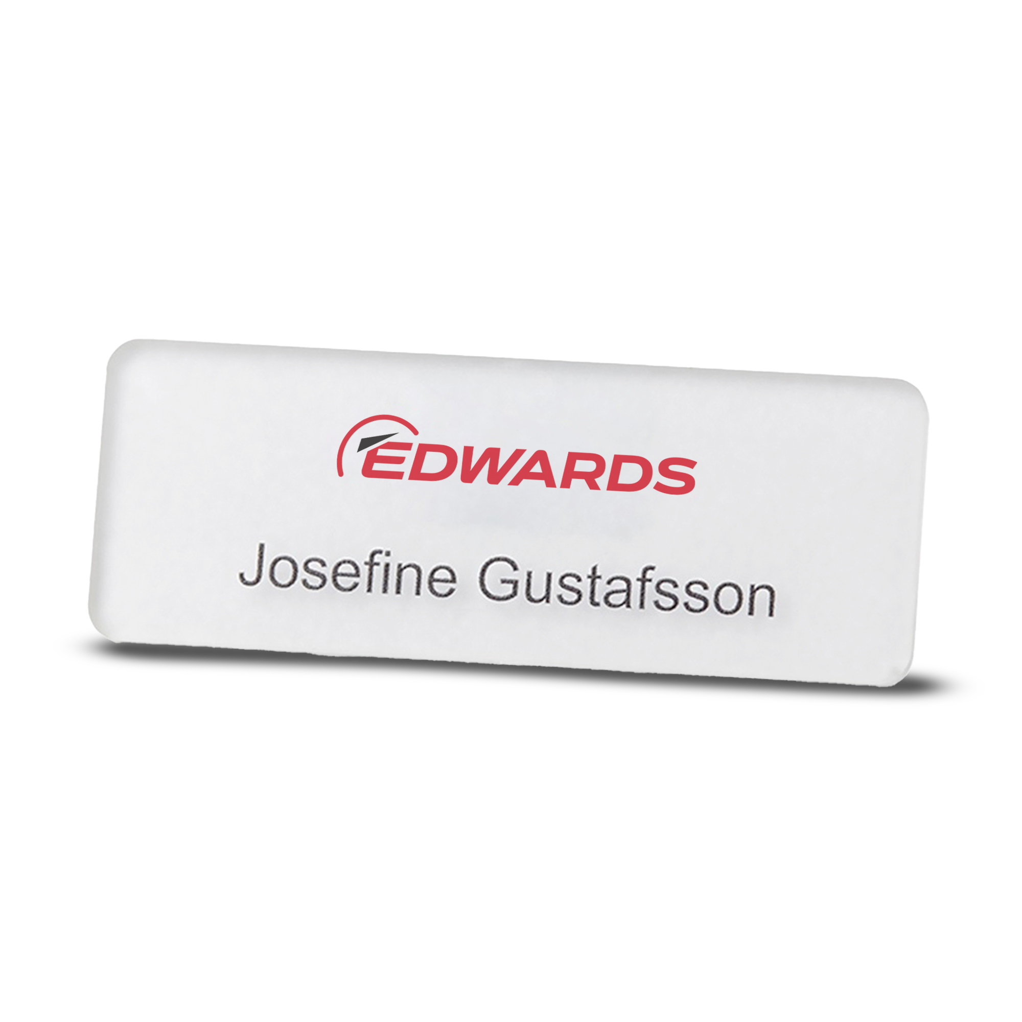Edwards name tag front
