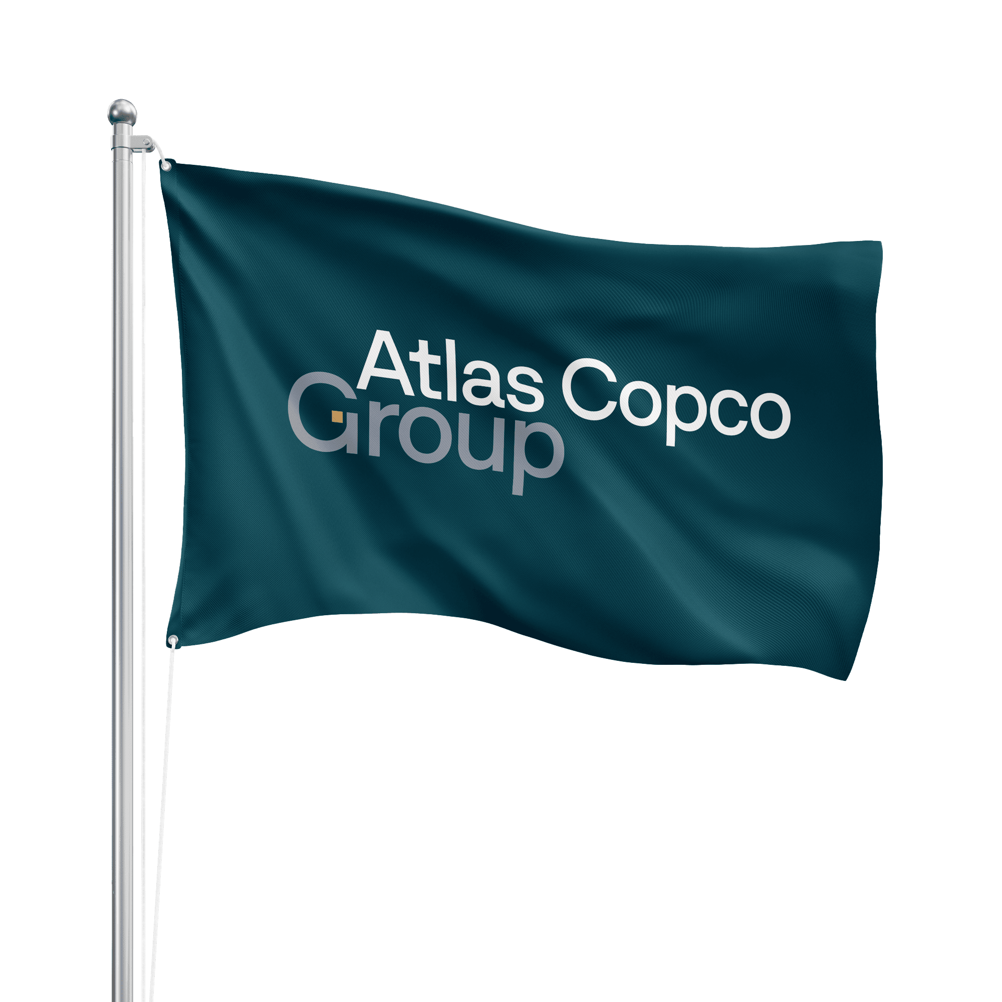 atlas copco group teal flag