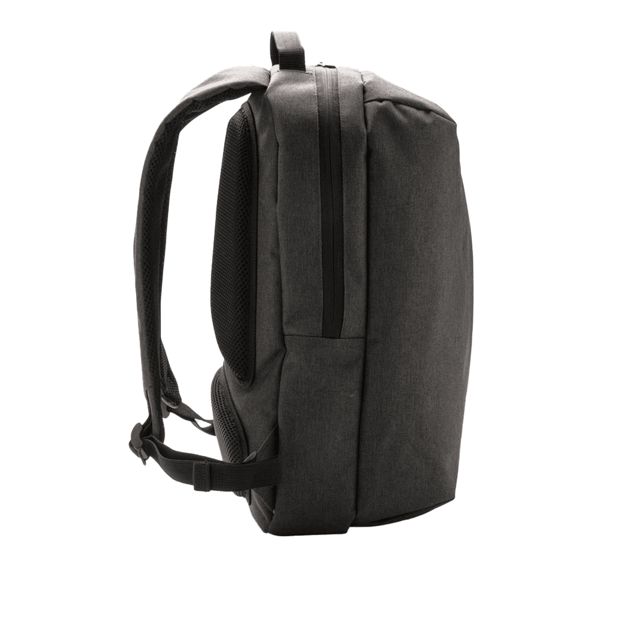 black backpack side view
