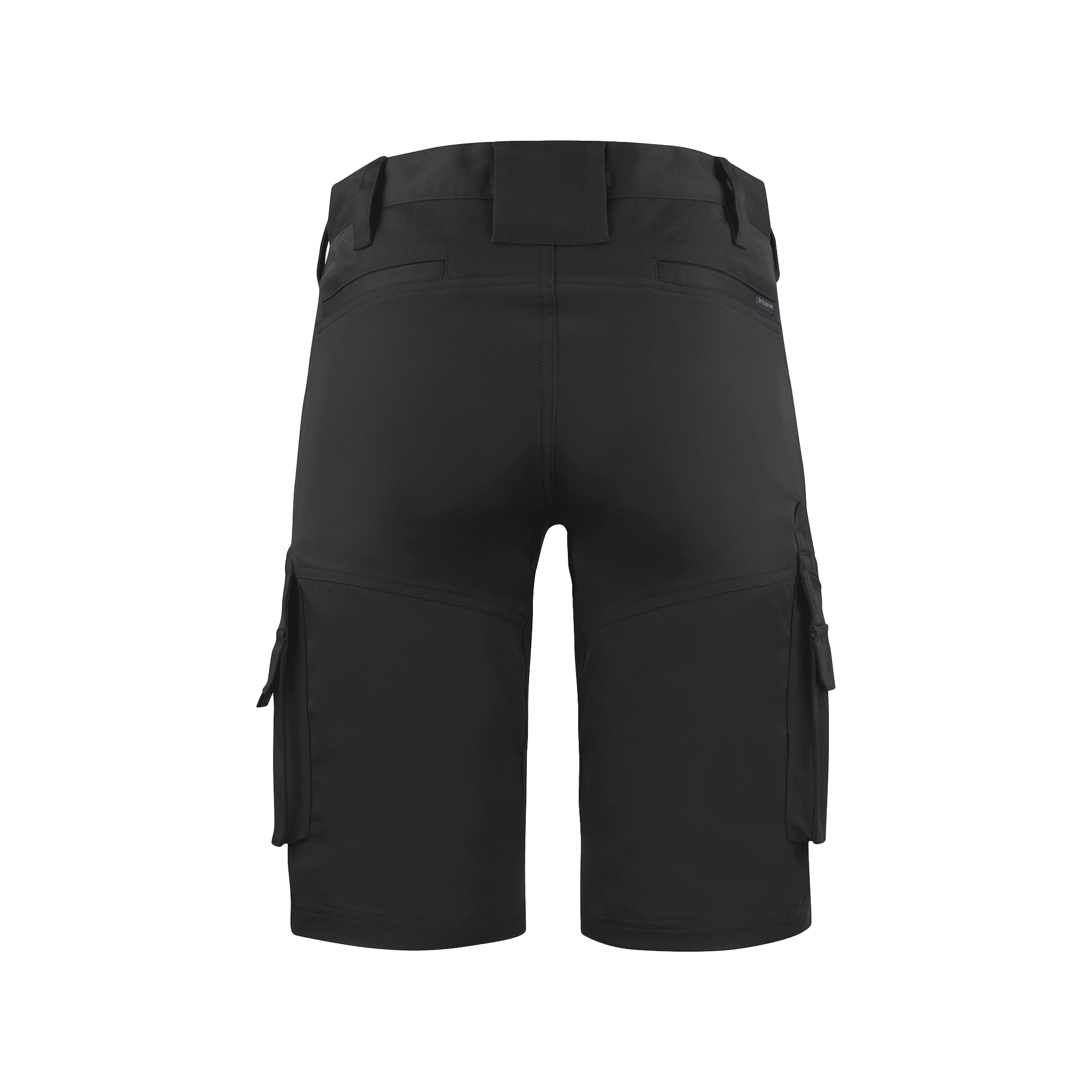 Black work shorts back